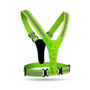 USB Rechargeable LED Reflective Vest High Visibility Workwear