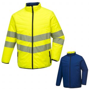 Double Sided Reversible Workwear One Side High Visibility Another Side For  Casualwear