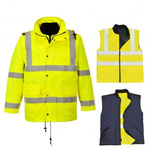 High Visibility Jacket With Detachable Lined Vest