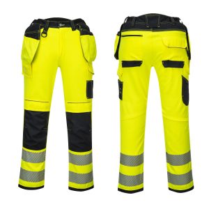 High Visibility Reflective Waterproof Pants With Tool Pockets