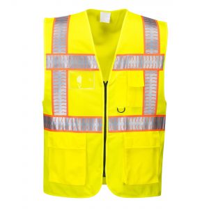 High Visibility Reflective Vest With Tool Pockets