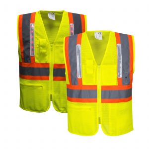 High Visibility Vest With LED Light