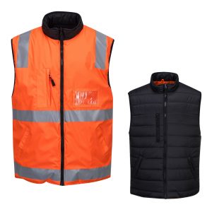High Visibility Padded Reversible Vest