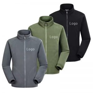 Custom  Embroidered Logo Fleece Jacket