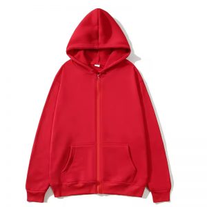Basic Style Multi-Color Full Front Zipper Hoodie