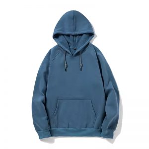 Plus Size Basic Fleece-Lined Hoodie