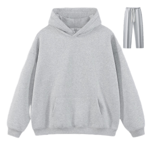 Multi-color Basic Heavyweight Hoodie Set